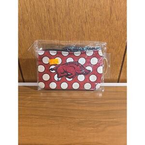 NEW Arkansas Razorbacks COIN PURSE / Wallet